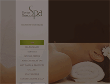 Tablet Screenshot of dawsonmanorspa.com